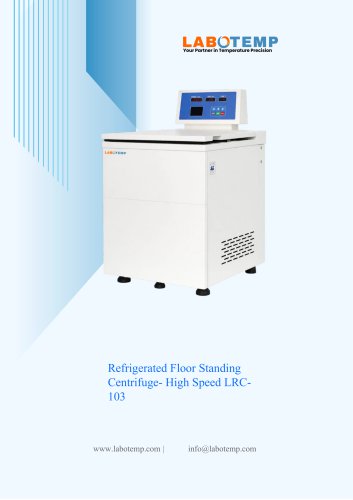 Refrigerated Floor Standing Centrifuge- High Speed LRC-103