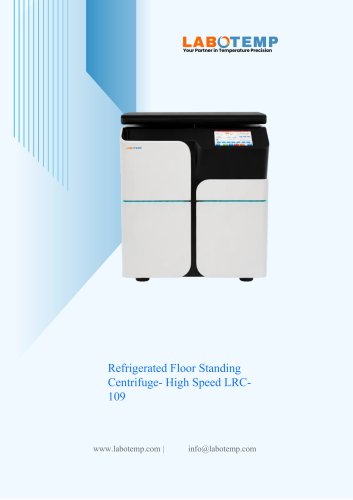 Refrigerated Floor Standing Centrifuge- High Speed LRC-109