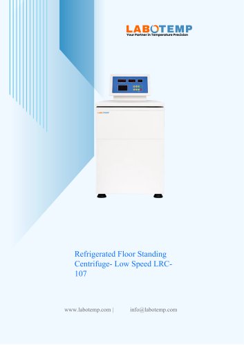 Refrigerated Floor Standing Centrifuge- Low Speed LRC-107