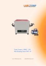 Tube Furnace 1400°C | 350 Mm Heating Zone FMT-10