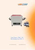 Tube Furnace 1700°C | 350 Mm Heating Zone FMT-15