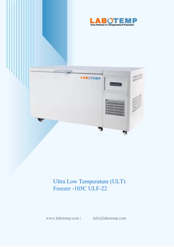 Ultra Low Temperature (ULT) Freezer -105&deg;C ULF-22