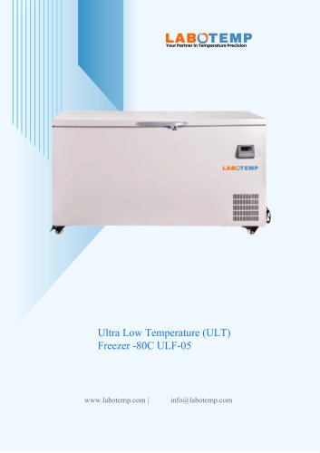 Ultra Low Temperature (ULT) Freezer -80&deg;C ULF-05