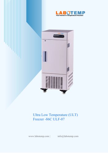 Ultra Low Temperature (ULT) Freezer -86&deg;C ULF-07