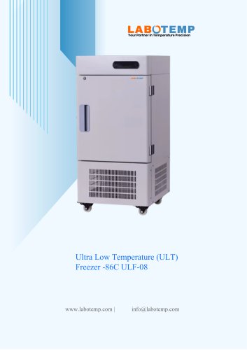 Ultra Low Temperature (ULT) Freezer -86&deg;C ULF-08