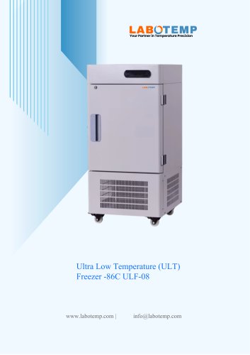 Ultra Low Temperature (ULT) Freezer -86&deg;C ULF-08