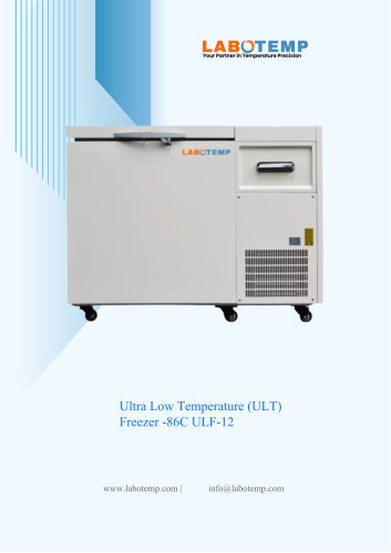 Ultra Low Temperature (ULT) Freezer -86&deg;C ULF-12