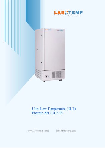 Ultra Low Temperature (ULT) Freezer -86&deg;C ULF-15
