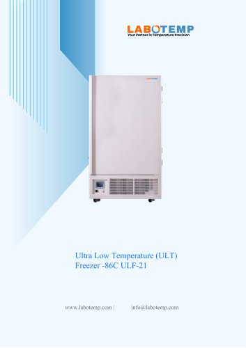 Ultra Low Temperature (ULT) Freezer -86&deg;C ULF-21