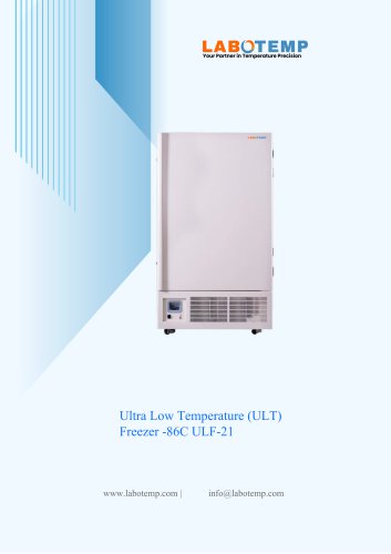 Ultra Low Temperature (ULT) Freezer -86&deg;C ULF-21