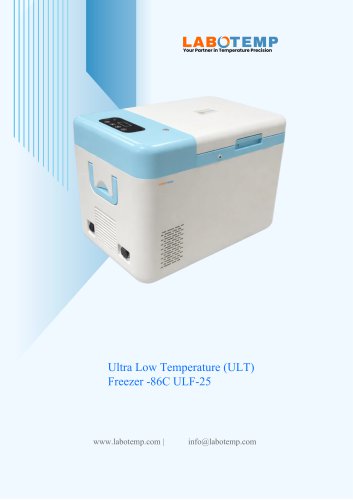 Ultra Low Temperature (ULT) Freezer -86&deg;C ULF-25