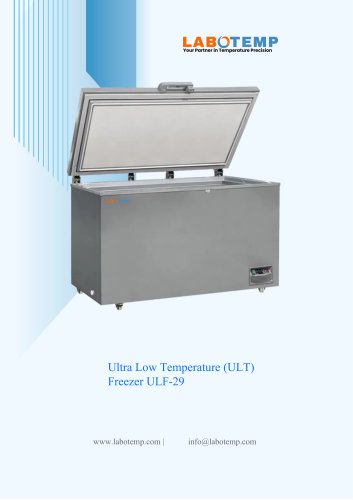 Ultra Low Temperature (ULT) Freezer -86&deg;C ULF-29
