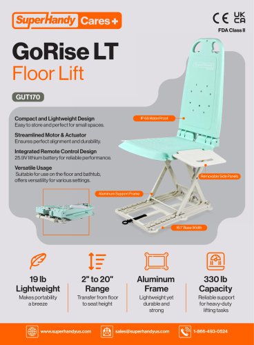 Superhandy Portable Floor Lift