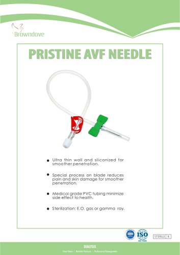 PRISTINE AVF NEEDLE