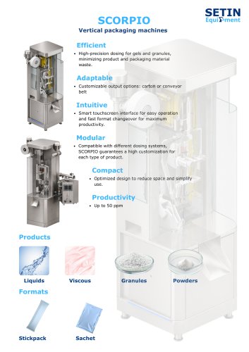 Vertical packaging machine Scorpio
