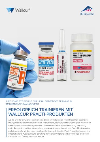 Erfolgreich trainieren mit Wallcur Practi-Produkten