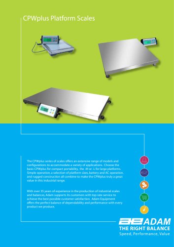 CPWplus Platform Scales