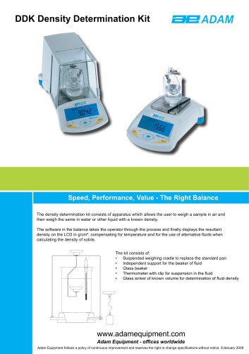 Density Determination Kit (mg models only)