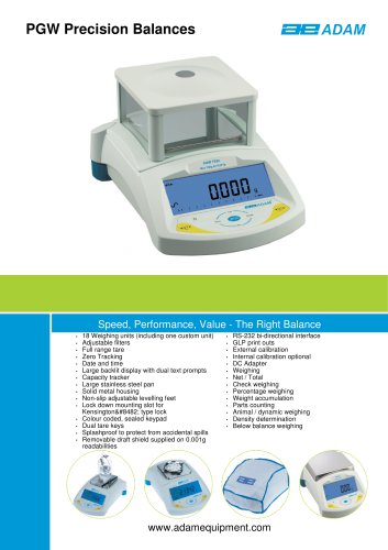 PGW Precision Balances