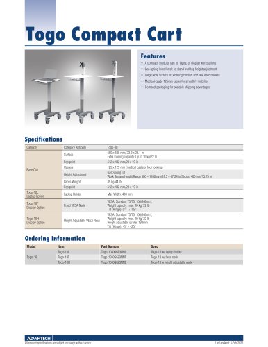Togo-10F - Datasheet