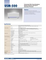 USM-500 8th Gen Medical Box PC - Datasheet