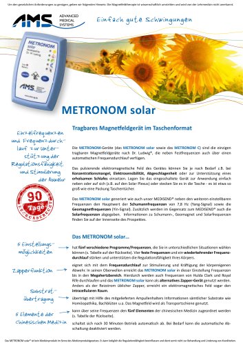 METRONOM solar