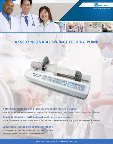 Syringe pump AJ 5807 - EN