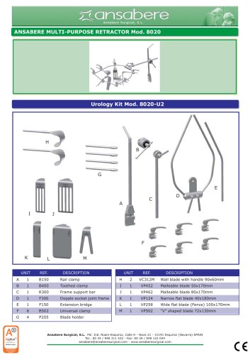Urology Kit Mod.8020-U2