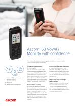 Ascom i63 VoWiFi Mobility with confidence