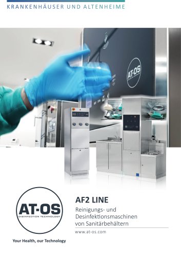AF2 - Reinigungs- und Desinfektionsmaschinen von Sanitärbehältern