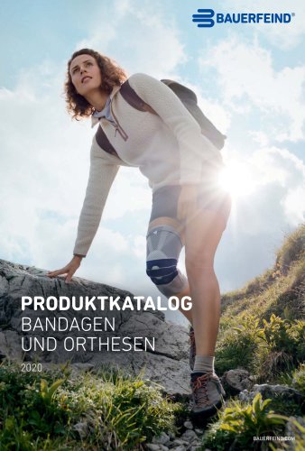 PRODUKT KATALOG BANDAGEN UND ORTHESEN 2020