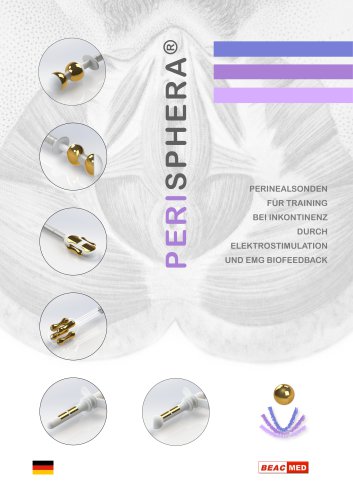 PERISPHERA® - PERINEALSONDEN  FÜR TRAINING ?BEI INKONTINENZ  DURCH ELEKTROSTIMULATION UND EMG BIOFEEDBACK