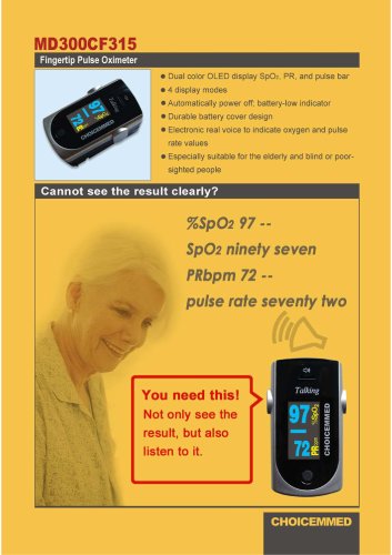 Pulse oximeter - MD300CF315