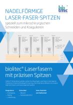 Nadelförmige Laser-Faser-Spitzen - 1