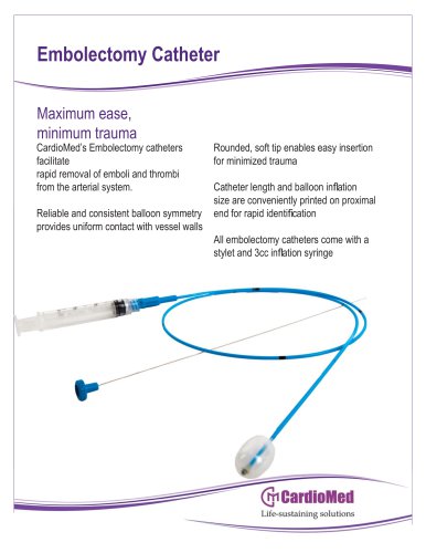 Embolectomy Catheter Brochure