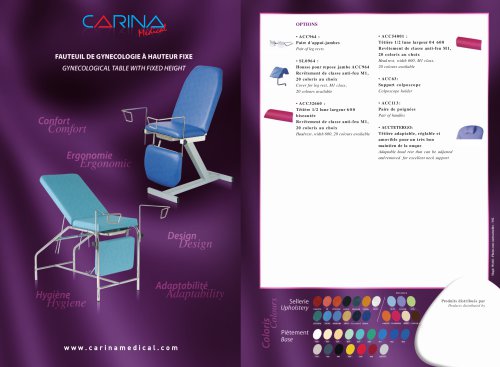 Gynecological Table Fixed Height