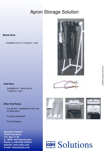 Apron Storage Solution