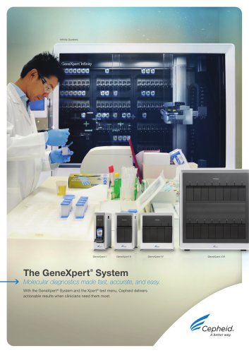 Cepheid GeneXpert® CE-IVD Test menu