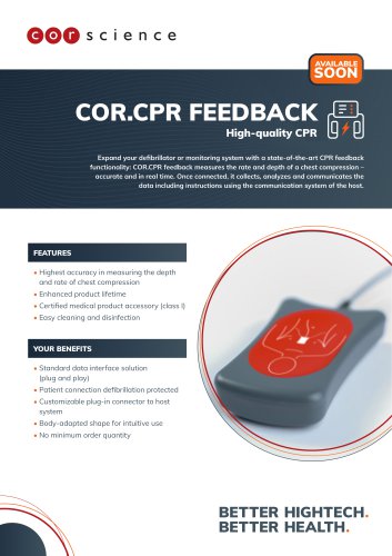 COR.CPR FEEDBACK (High-quality CPR)