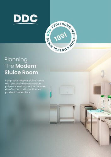 Planning the modern sluice room brochure