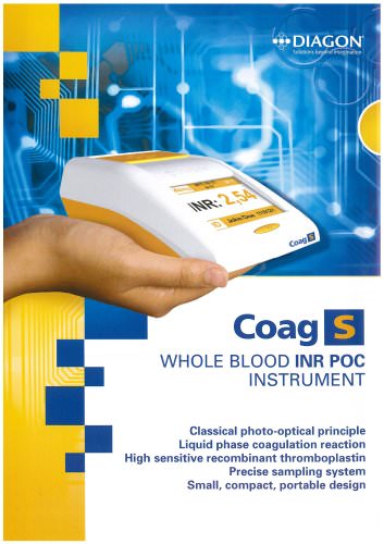 Coag s Whole Blood INR POC Instrument