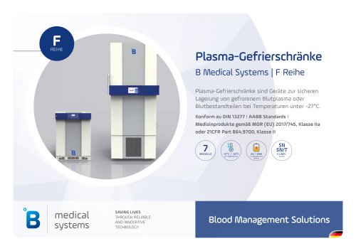 Plasma-Gefrierschränke