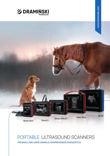 Portable ultrasound scanners for small and large animals comprehensive diagnostics