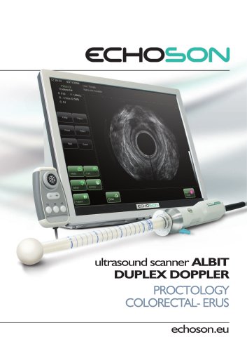 ultrasound scanner ALBIT DUPLEX DOPPLER