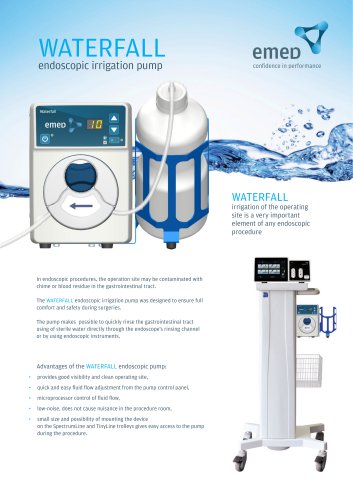 WATERFALL- endoscopic irrigation pump