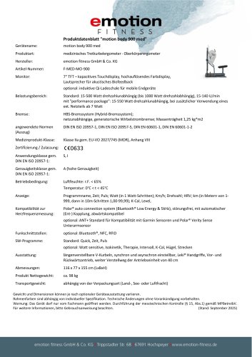 motion body 900 med