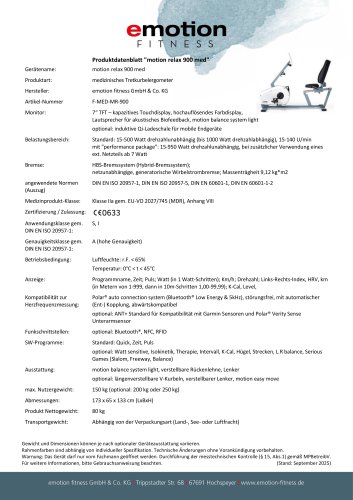 motion relax 900 med