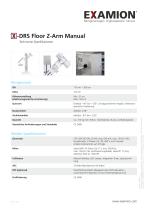 DB X-DRS Floor Z-Arm Manual - 1