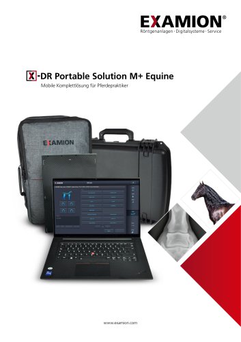 X-DR Portable Solution M + Equine Mobile Komplettierung für Pferdepraktiker