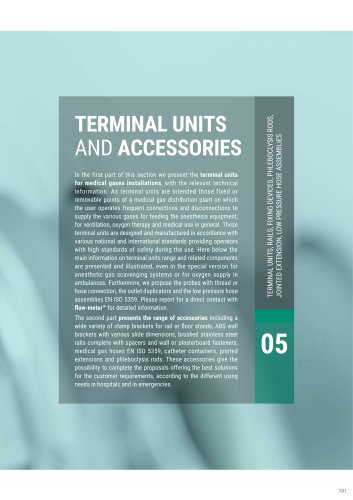 Medical Line - Abstract Terminal Units and Accessories